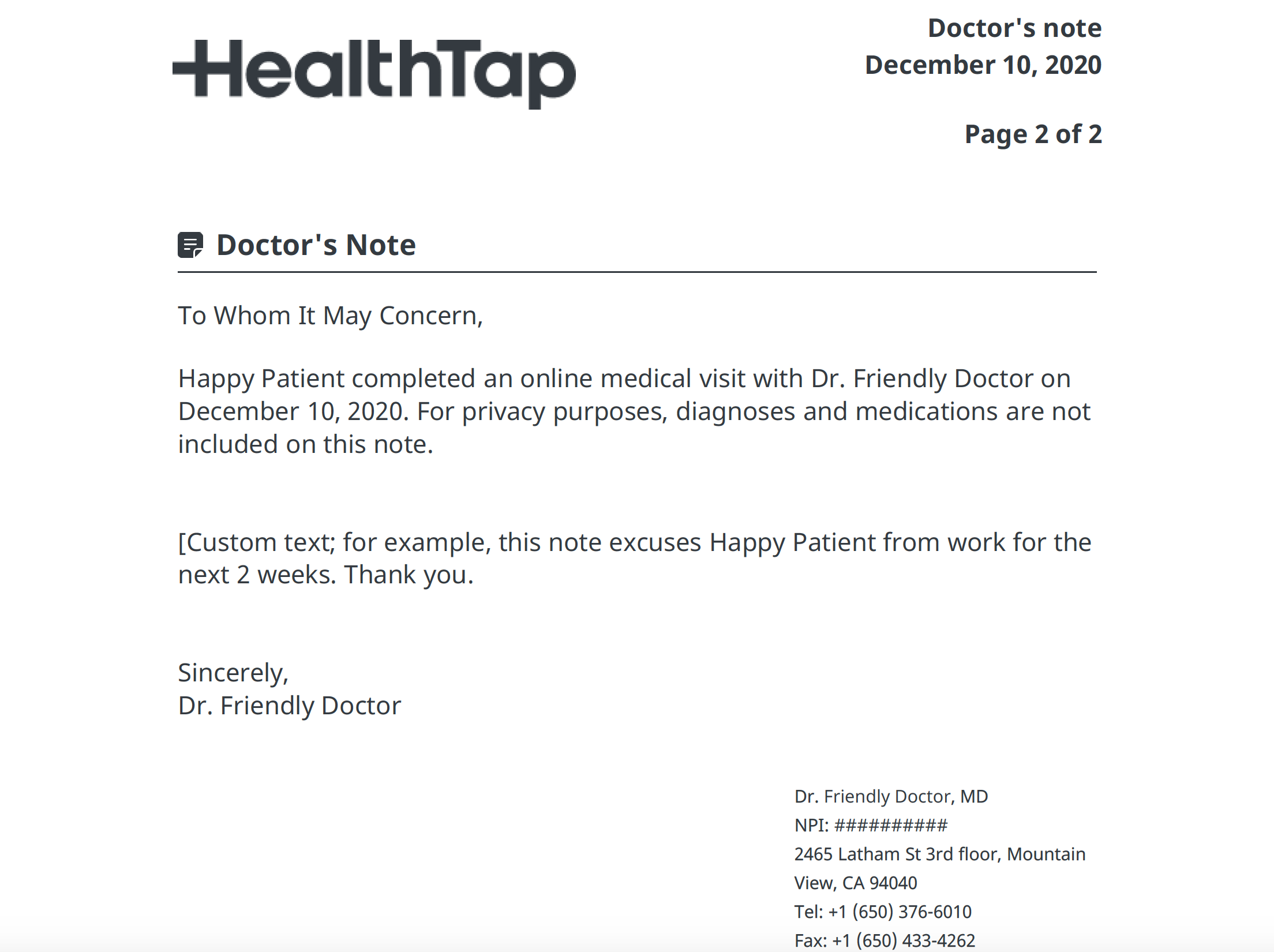 How do I get a doctor s note and view my after visit summary note